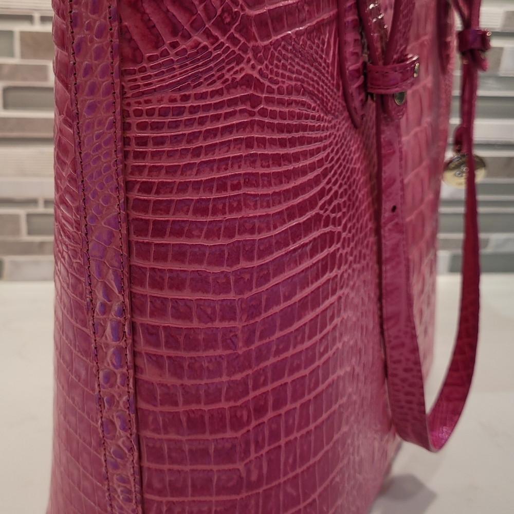 Brahmin Ellen Hibiscus Solid Melbourne - image 6